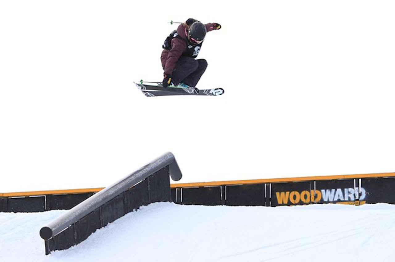 SLOPESTYLEVINNER: Johanne Killi var suveren i slopestylekonkurransen under US Revolutions Tour i Copper Mtn. Foto: Nor Freeski SLOPESTYLEVINNER: Johanne Killi var suveren i slopestylekonkurransen under US Revolutions Tour i Copper Mtn. Foto: Nor Freeski