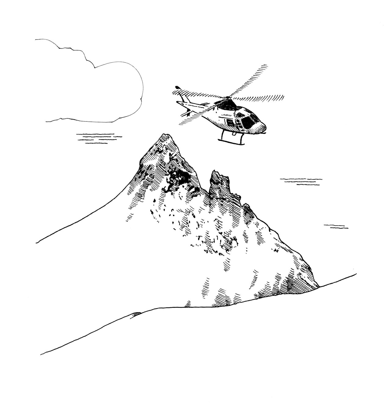 Fri Flyt har fått tillatelse til å publisere utdrag fra Eivind Eidslotts nye bok «Helt ute - et skåblikk på fjellfolk, skiturer, turistforeningshytter og løping generelt». Illustrasjon: Frode Skaren/byHands Fri Flyt har fått tillatelse til å publisere utdrag fra Eivind Eidslotts nye bok «Helt ute - et skåblikk på fjellfolk, skiturer, turistforeningshytter og løping generelt». Illustrasjon: Frode Skaren/byHands