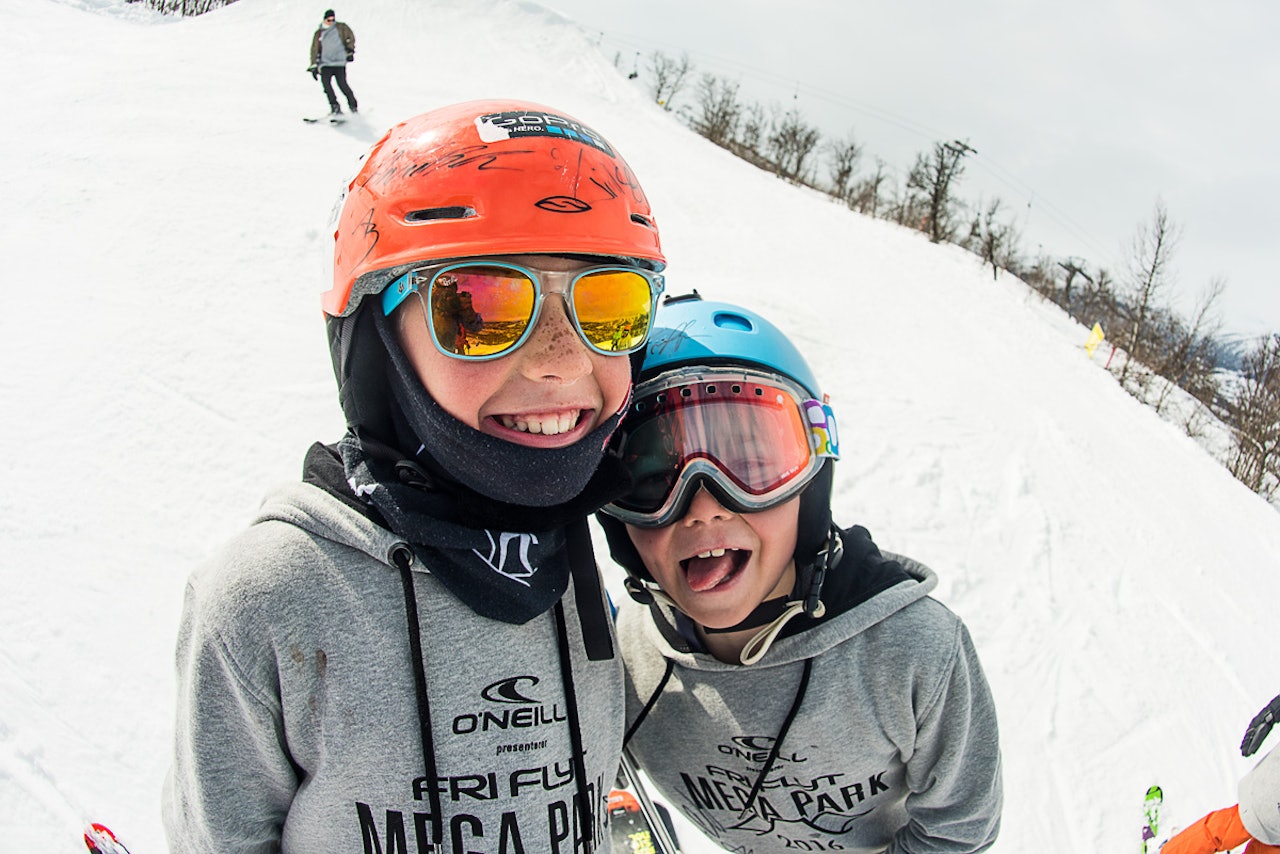 PARKMORO: Ingen mangel på blide fjes i den eksepsjonelt innholdsrike MegaPark-parken på Geilo. Foto: Vegard Breie PARKMORO: Ingen mangel på blide fjes i den eksepsjonelt innholdsrike MegaPark-parken på Geilo. Foto: Vegard Breie