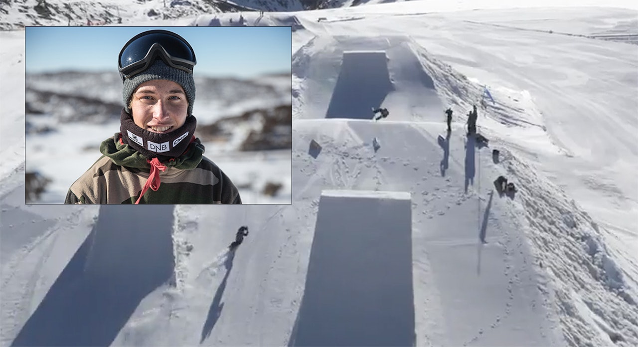 QUAD: Marcus Kleveland landet quadcork. Foto: Matt Pain QUAD: Marcus Kleveland landet quadcork. Foto: Matt Pain