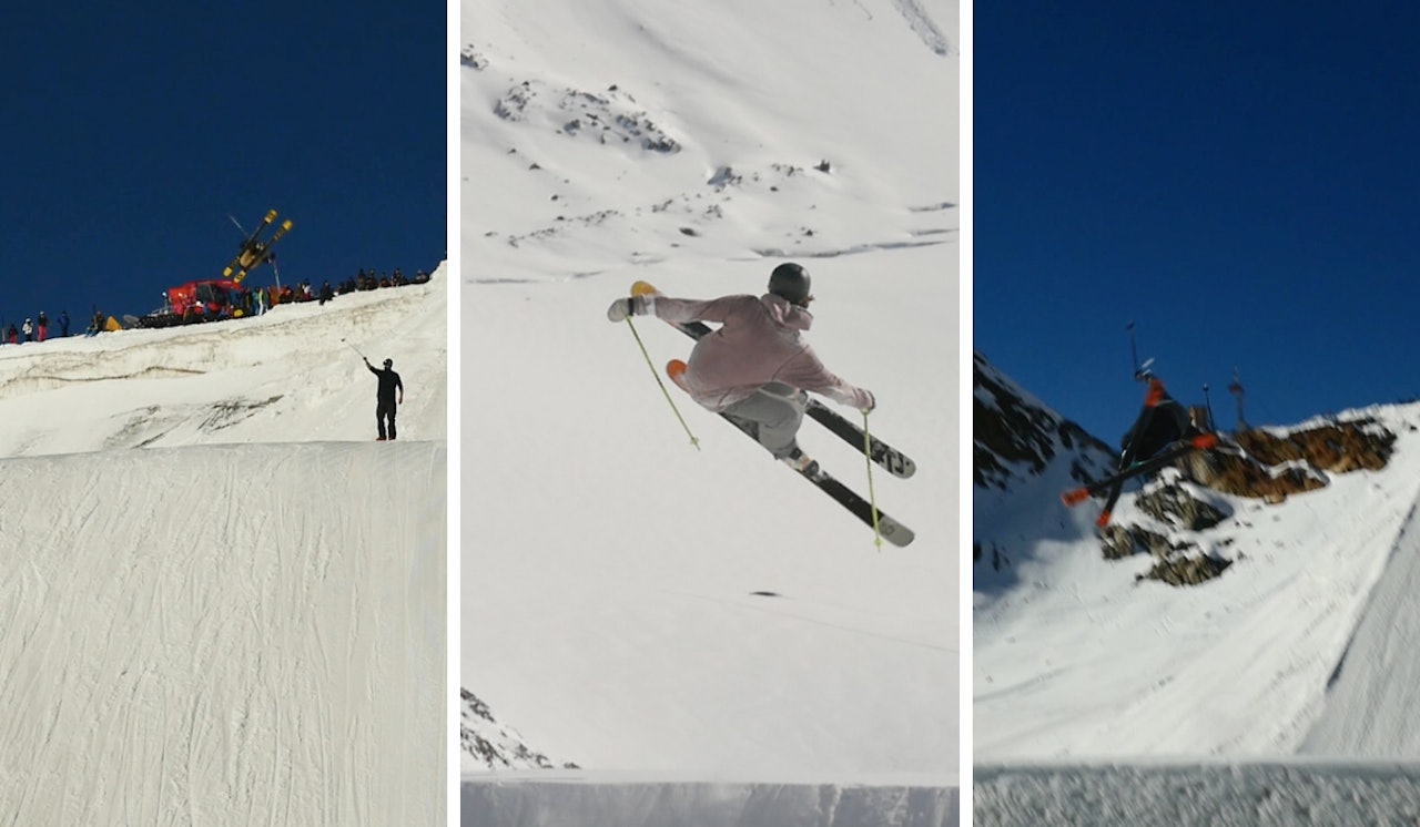 UTVIKLING: Både Felix Usterud (t.v.), Johan Berg og Johanne Killi har utviklet seg enormt i Stubai. Foto: Skjermdump UTVIKLING: Både Felix Usterud (t.v.), Johan Berg og Johanne Killi har utviklet seg enormt i Stubai. Foto: Skjermdump