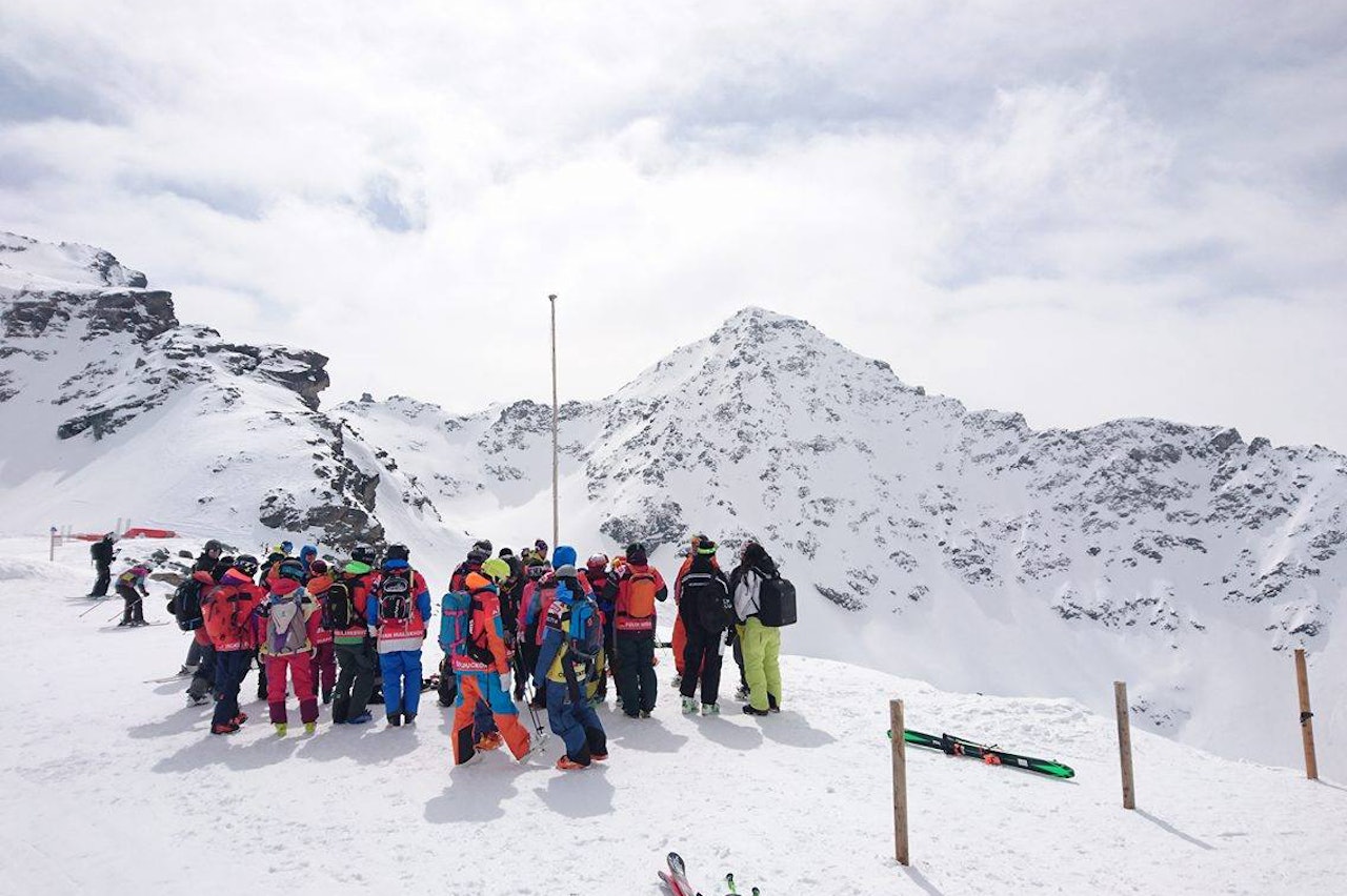 FACE: Dette er facen i Verbier. Foto: Dennis Risvoll FACE: Dette er facen i Verbier. Foto: Dennis Risvoll