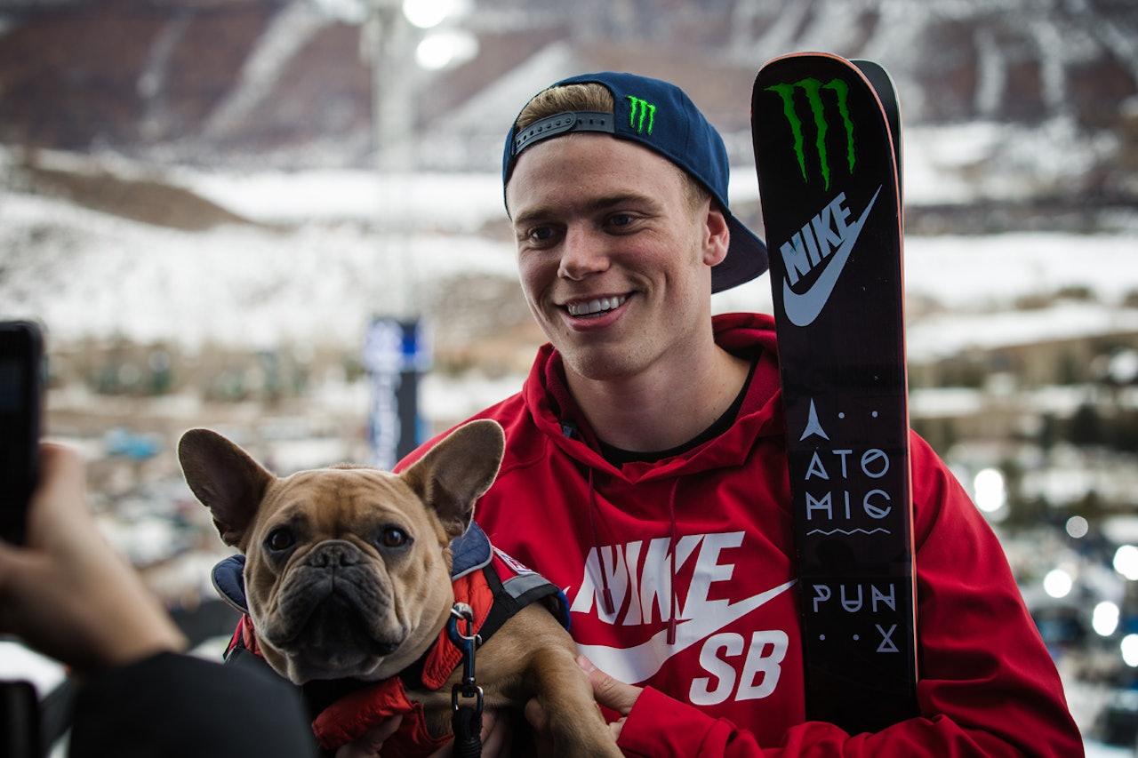 HISTORISK JIBBER: Skistjerna Gus Kenworthy står fram som homofil. Foto: Peter Morning HISTORISK JIBBER: Skistjerna Gus Kenworthy står fram som homofil. Foto: Peter Morning