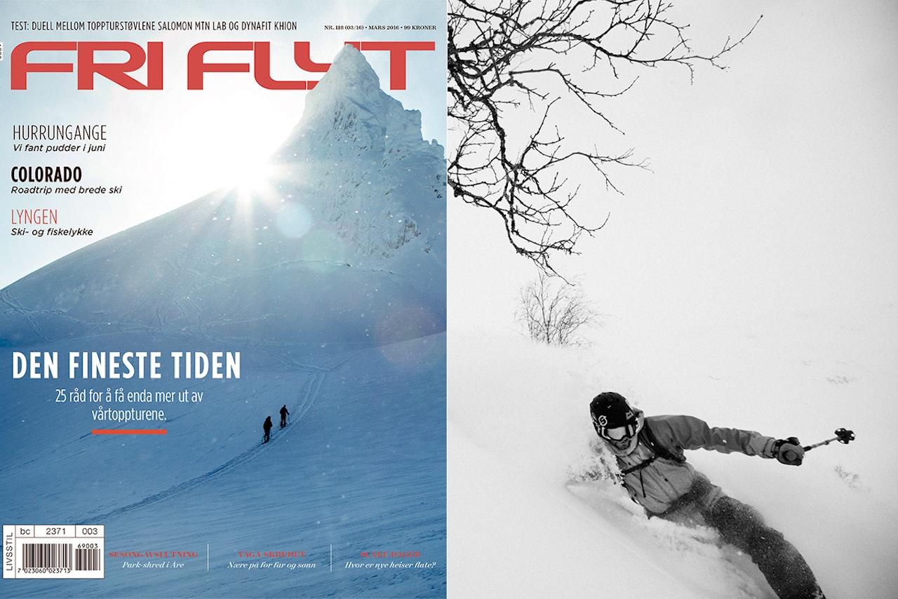 NYTT BLAD: Sigurd Løvfall er hovedprofil i det nye Fri Flyt-magasinet. Foto: Anki Grøthe / Håvard Myklebust (cover)