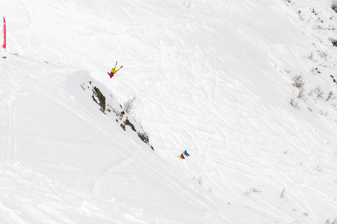 VANT PÅ HJEMMEBANE: Backflip-spesialist Frikk Tore Kristiansen dro hjem seieren på Lemonsjøen i dag. Foto: Ove Nestvold VANT PÅ HJEMMEBANE: Backflip-spesialist Frikk Tore Kristiansen dro hjem seieren på Lemonsjøen i dag. Foto: Ove Nestvold