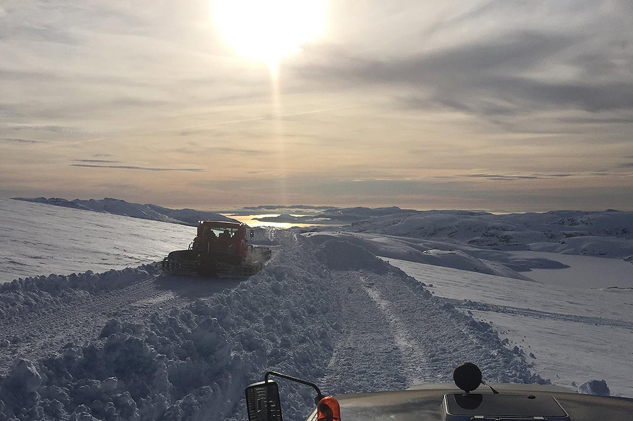 HEIS: Slik blir utsikten fra den nye skiheisen. Foto: Andreas Skogseth / Fonna Glacier Ski Resort HEIS: Slik blir utsikten fra den nye skiheisen. Foto: Andreas Skogseth / Fonna Glacier Ski Resort