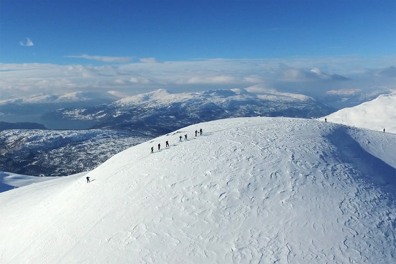 RANDO: Se hvordan randokonkurransen på Stryn var. Foto: Skjermdump RANDO: Se hvordan randokonkurransen på Stryn var. Foto: Skjermdump