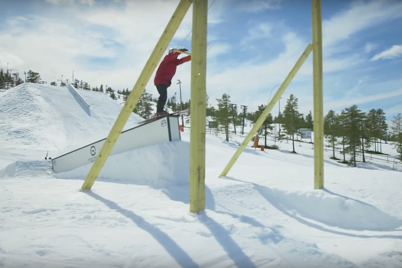 VILL: Denne railparken til Jesper Tjäder vakte mildt sagt oppsikt. Foto: Skjermdump VILL: Denne railparken til Jesper Tjäder vakte mildt sagt oppsikt. Foto: Skjermdump