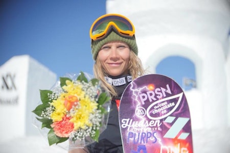 Dro på: Kjersti satte konkurrentene på plass og landet sin første frontside 1080 noensinne i finalen. Foto: Chanelle Sladics