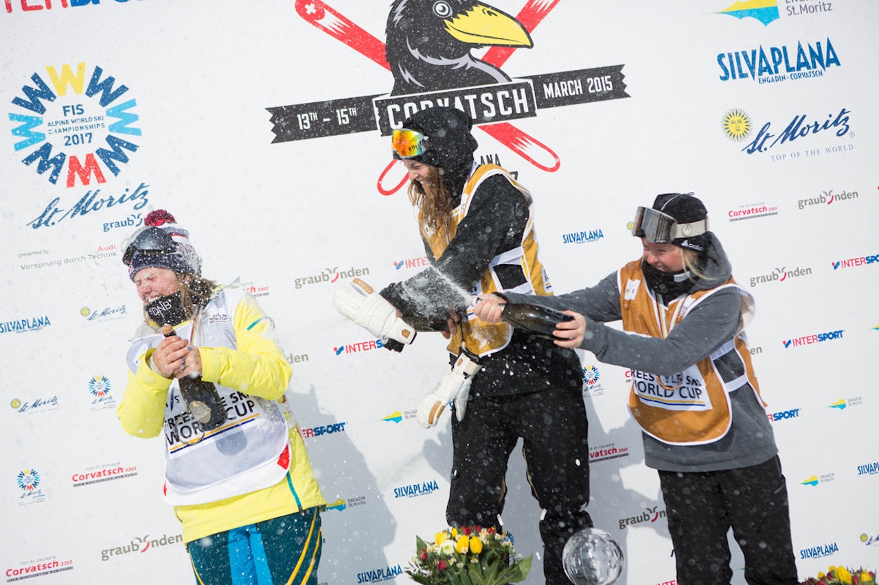 SEIER: Det blir jevnt i X Games i Aspen for Tiril og Dahlström, som stadig kniver om førsteplassen. Foto: Tore Meirik SEIER: Det blir jevnt i X Games i Aspen for Tiril og Dahlström, som stadig kniver om førsteplassen. Foto: Tore Meirik