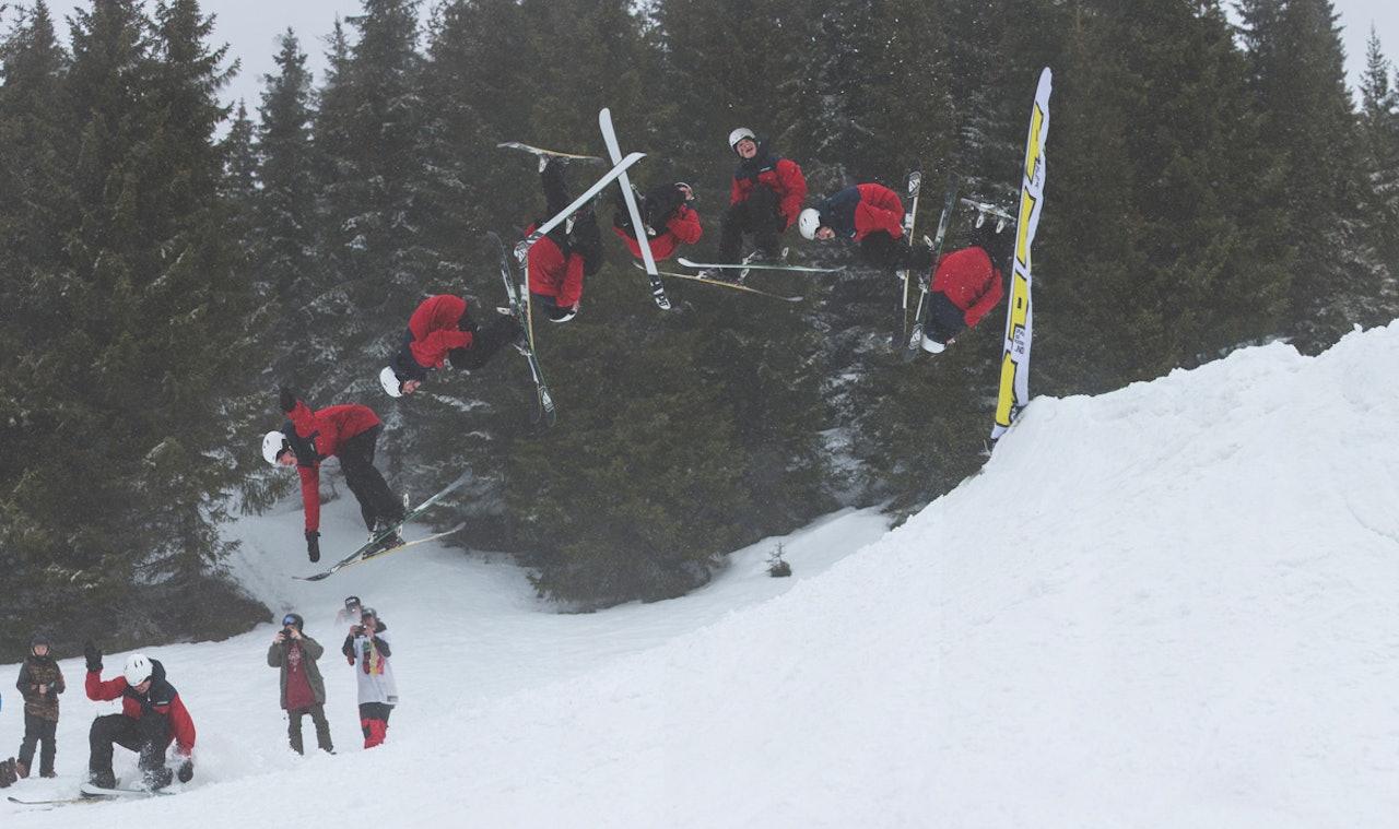 DRAPÅSTEMNING: Det gikk for seg på det vesle spretthoppet på Hafjell fredag. Foto: Torbjørn Buvarp DRAPÅSTEMNING: Det gikk for seg på det vesle spretthoppet på Hafjell fredag. Foto: Torbjørn Buvarp