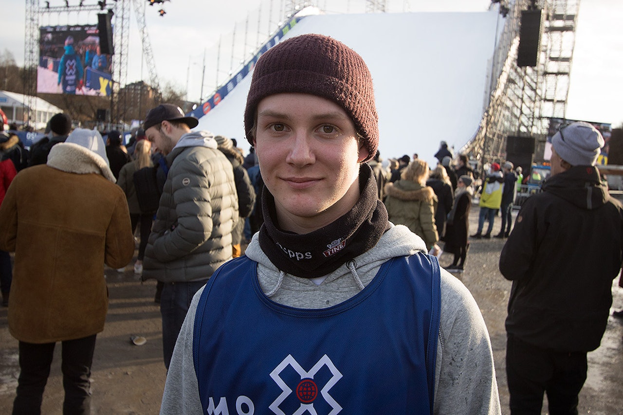 KVALIFISERING: Birk Ruud var nære ved å komme seg til X Games-finale, men ble felt av en dårlig landing. Foto: Anders Holtet