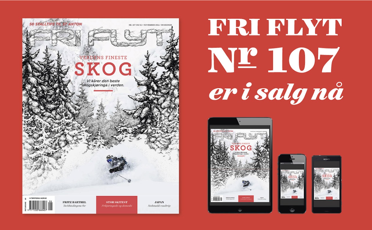 I SALG I DAG: Fri Flyt nummer 107 har vært hos abonnentene –og telefonene og nettbrettene deres- i ei uke, og i dag kommer bladet til en kiosk nær deg. I SALG I DAG: Fri Flyt nummer 107 har vært hos abonnentene –og telefonene og nettbrettene deres- i ei uke, og i dag kommer bladet til en kiosk nær deg.
