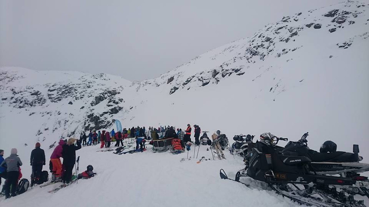 FLATT: Slik så det ut i Sogndal i dag. Foto: Fjellsportfestivalen FLATT: Slik så det ut i Sogndal i dag. Foto: Fjellsportfestivalen