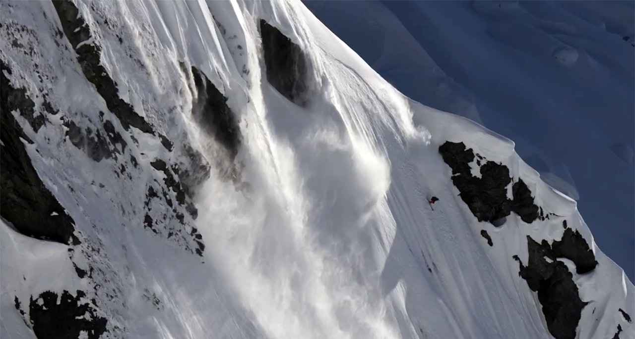 STORFJELLSEKSPERT: Sam Anthamatten er fjellguide fra Zermatt, Freeride World Tour-kjører og en råskalle foran kamera. For å si det mildt. Han kan både backflip og helikopter også forresten.