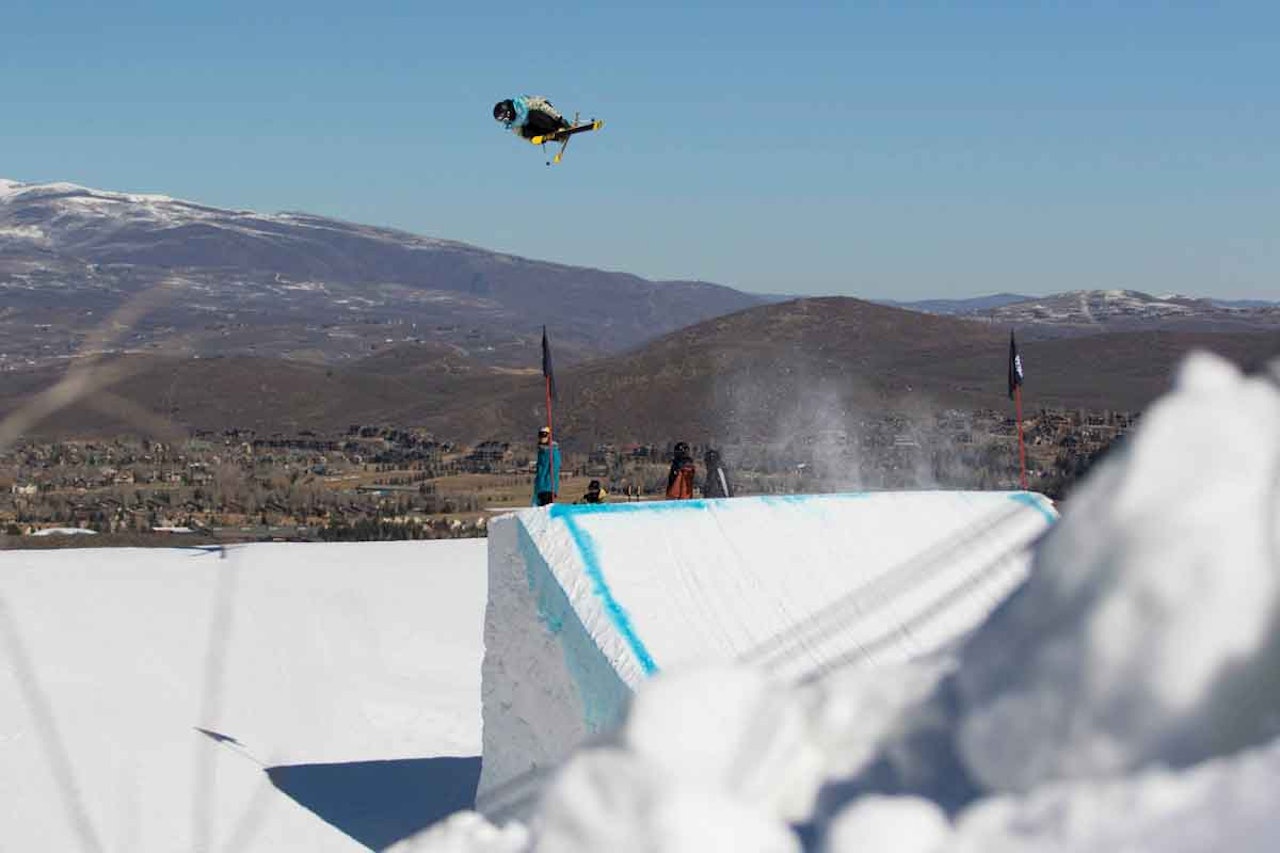 VANT SITT HEAT: Felix Usterud imponerte i Park City i går. Foto: Christopher Frankum/ Nor Freeski VANT SITT HEAT: Felix Usterud imponerte i Park City i går. Foto: Christopher Frankum/ Nor Freeski