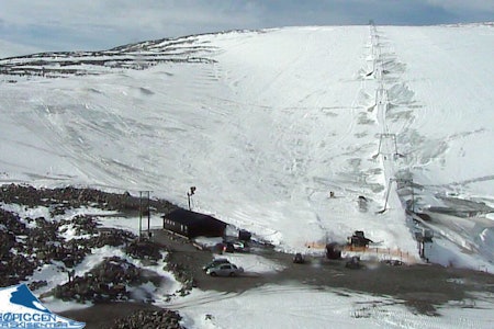 JUVASS NÅ: Slik så det ut på Galdhøpiggen sommerskisenter klokka 11.30 i dag –sommerskisenterets første åpningsdag siden 6. juli. Foto fra webkameraet på gpss.no JUVASS NÅ: Slik så det ut på Galdhøpiggen sommerskisenter klokka 11.30 i dag –sommerskisenterets første åpningsdag siden 6. juli. Foto fra webkameraet på gpss.no