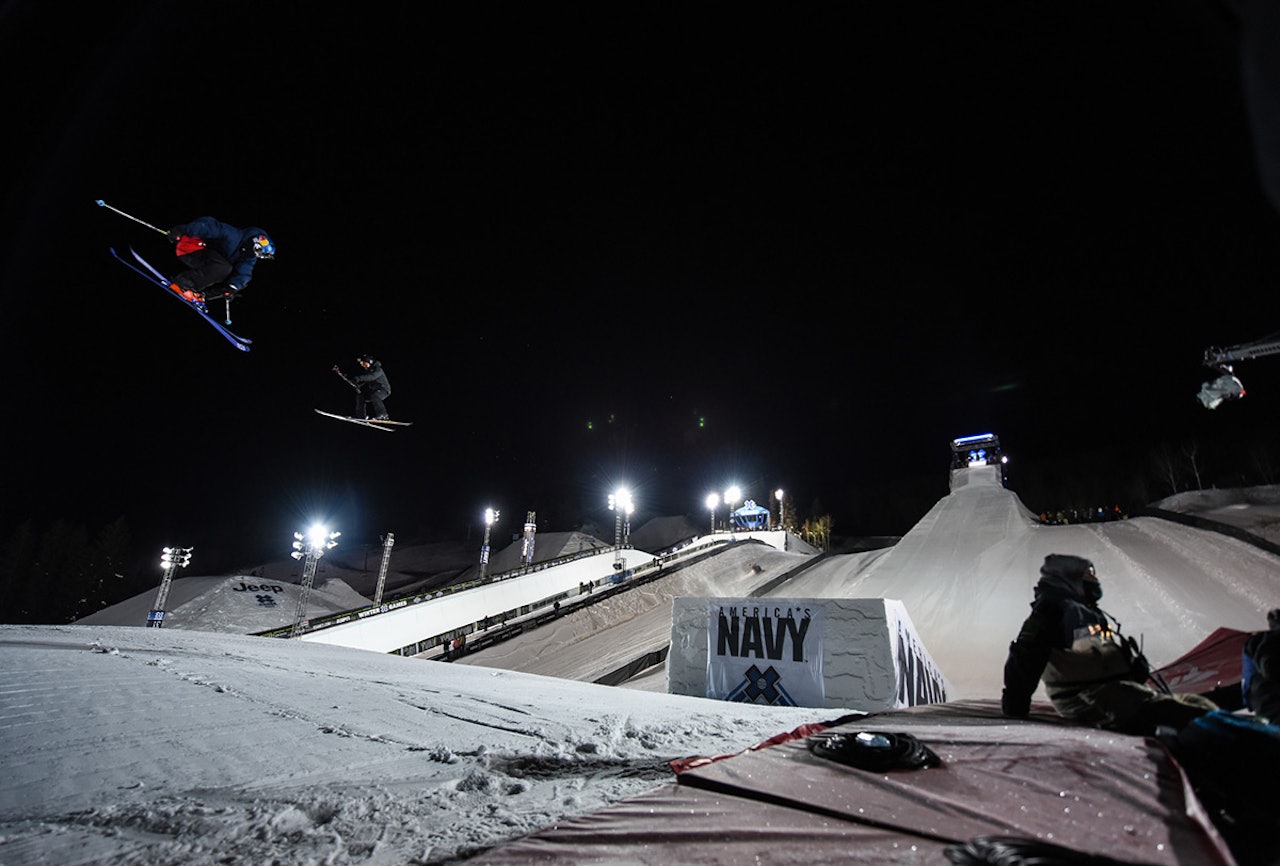 OVERSIKT: Her fra Bobby Browns Big Air-trening torsdag morgen (norsk tid). Foto: ESPN OVERSIKT: Her fra Bobby Browns Big Air-trening torsdag morgen (norsk tid). Foto: ESPN