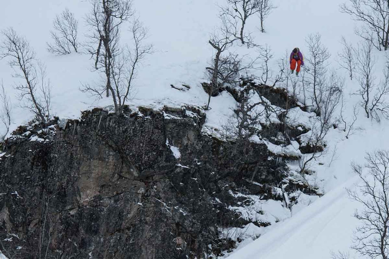 DAGENS BESTEMANN: Dennis Risvoll har stø kurs mot Freeride World Tour etter dagens seier i Sogndal. Foto: Bård Basberg DAGENS BESTEMANN: Dennis Risvoll har stø kurs mot Freeride World Tour etter dagens seier i Sogndal. Foto: Bård Basberg
