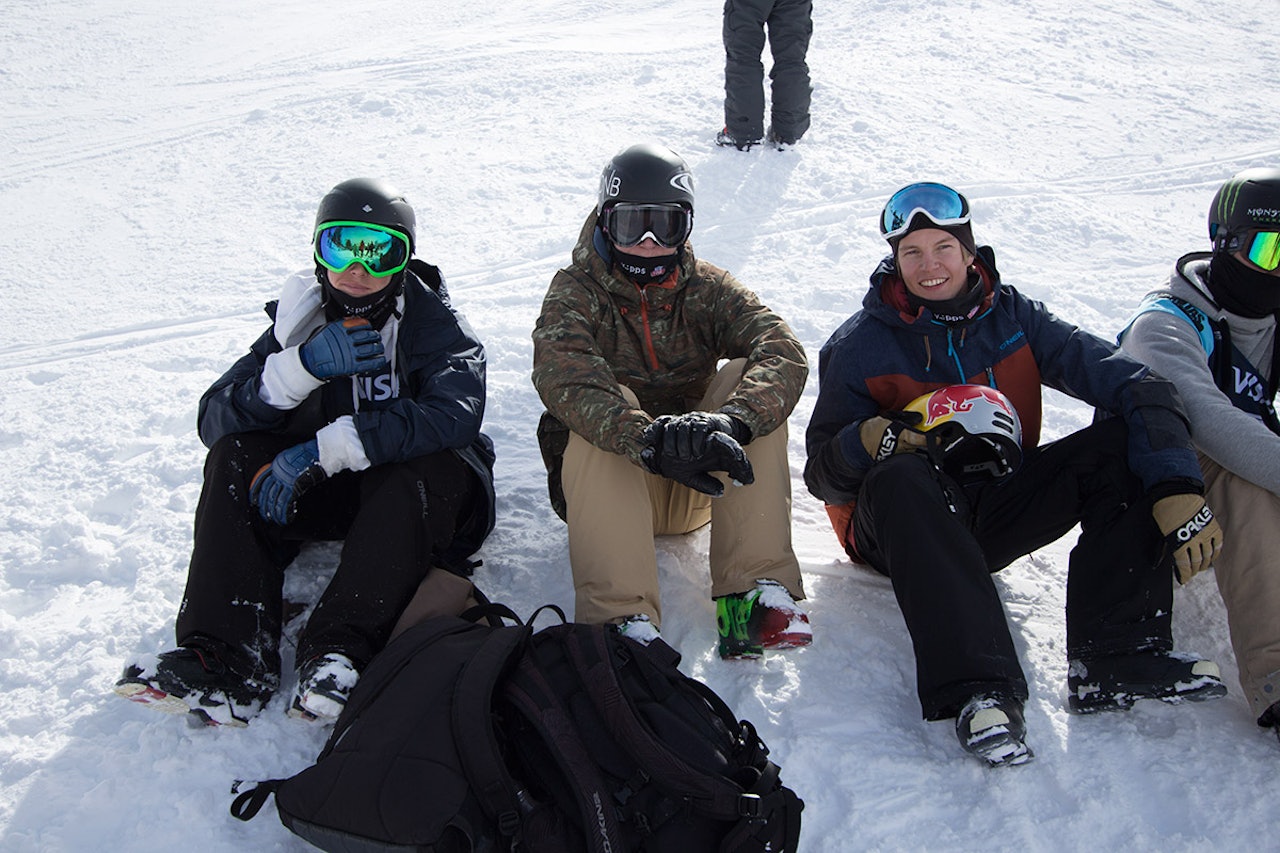 VIDERE: Birik Ruud, Felix Usterud og Øystein Bråten er klare for finalen i Mammoth. Foto: Anders Holtet VIDERE: Birik Ruud, Felix Usterud og Øystein Bråten er klare for finalen i Mammoth. Foto: Anders Holtet
