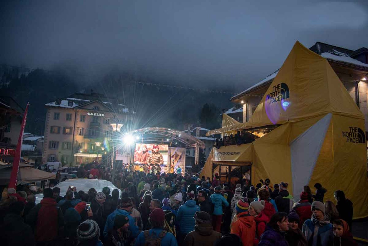 ØNSKET TIL SOGNDAL: Mye rart settes i sving når Freeride World Tour-sirkuset kommer til by´n, ikke bare på fjellet. Her fra årets runde i Chamonix. Foto: David Carlier