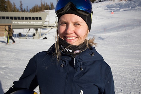 UVÆR: Tiril Sjåstad Christiansen er ikke fornøyd med oppkjøringen denne uka. Foto: Anders Holtet