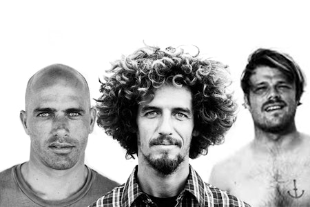 STJEL STILEN: Kelly Slater, Rob Machado og Dane Reynolds er alle forbilder i surfsporten, men hvordan de fremstår med hår og stil varierer ganske mye. STJEL STILEN: Kelly Slater, Rob Machado og Dane Reynolds er alle forbilder i surfsporten, men hvordan de fremstår med hår og stil varierer ganske mye.