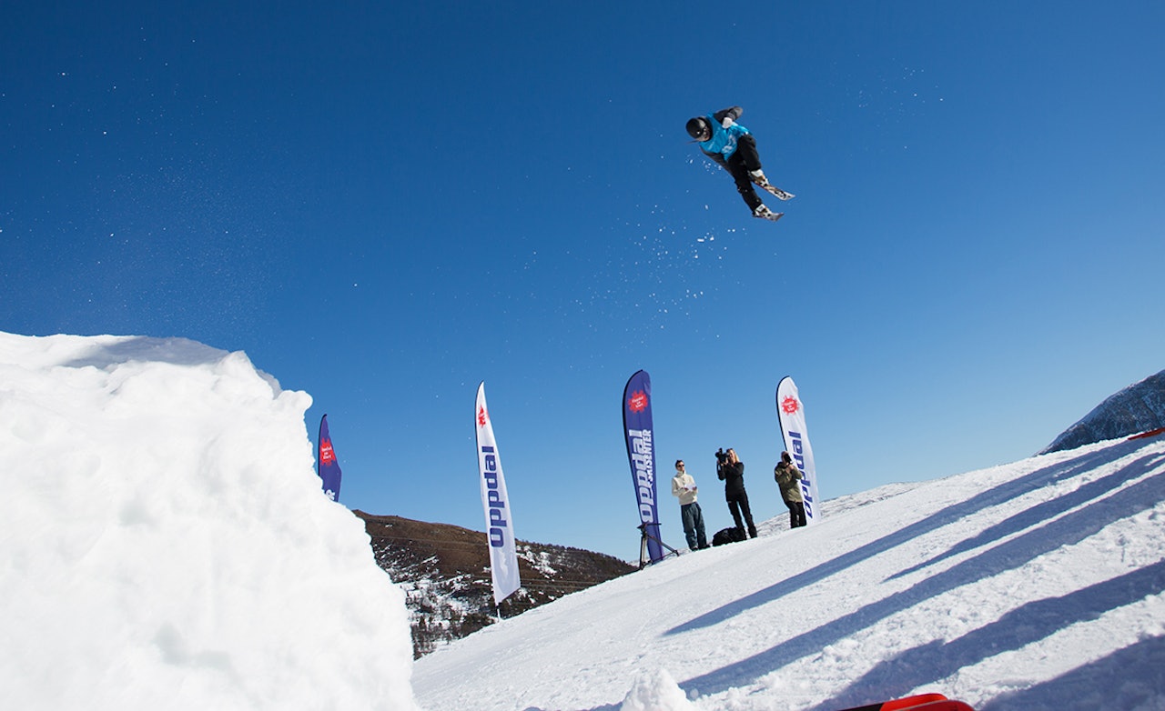 Marina Johansen er helt klar på hvilken park hun digget mest i vinter. Foto: Tore Meirik Marina Johansen er helt klar på hvilken park hun digget mest i vinter. Foto: Tore Meirik