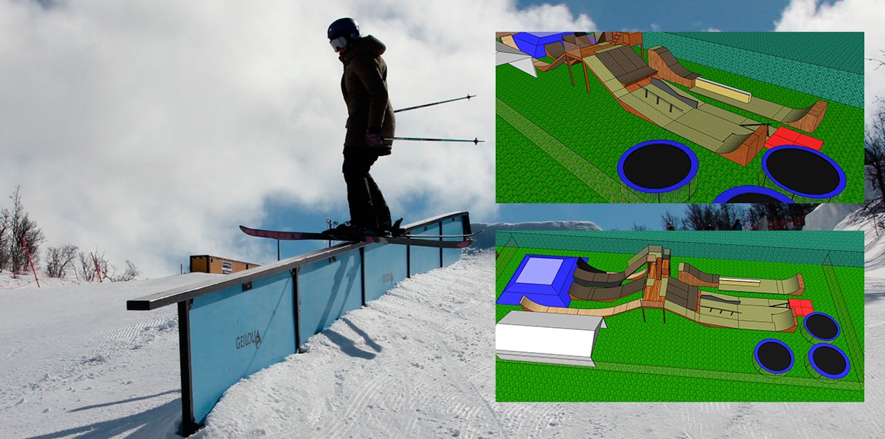 Slik ser parken ut. Her illustrert med Tirilparken- vinterparken- på Geilo. Foto: Epic Events Slik ser parken ut. Her illustrert med Tirilparken- vinterparken- på Geilo. Foto: Epic Events