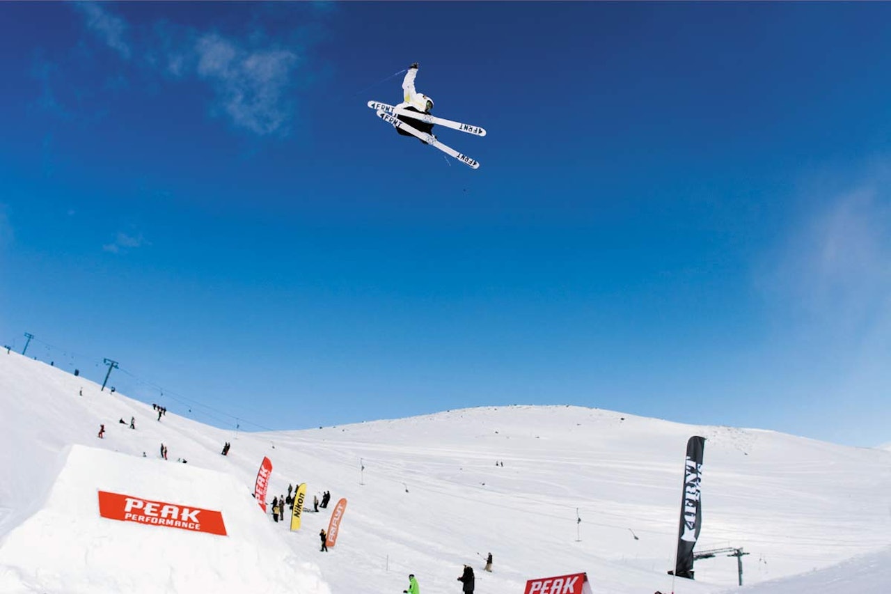SVÆRING: Ingen jenter dro på like fælt på storhoppet øverst i Vangslia som Ida Amble –her under MegaPark i 2006. Foto: Privat SVÆRING: Ingen jenter dro på like fælt på storhoppet øverst i Vangslia som Ida Amble –her under MegaPark i 2006. Foto: Privat