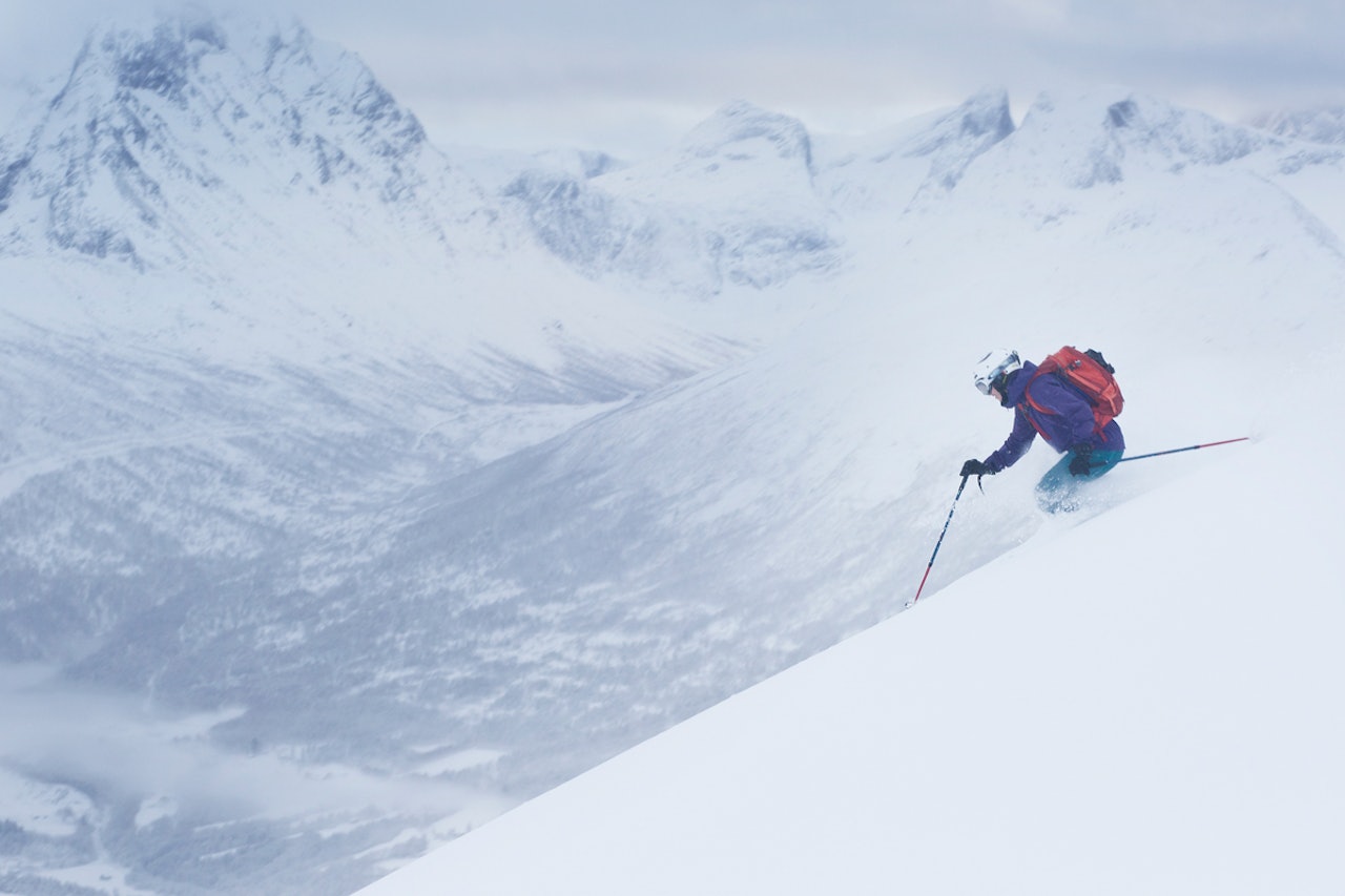 ROMSDALEN: Anja Alme Gardli bor i toppturparadiset Romsdalen. Her fra rett før julen. Foto: Privat ROMSDALEN: Anja Alme Gardli bor i toppturparadiset Romsdalen. Her fra rett før julen. Foto: Privat