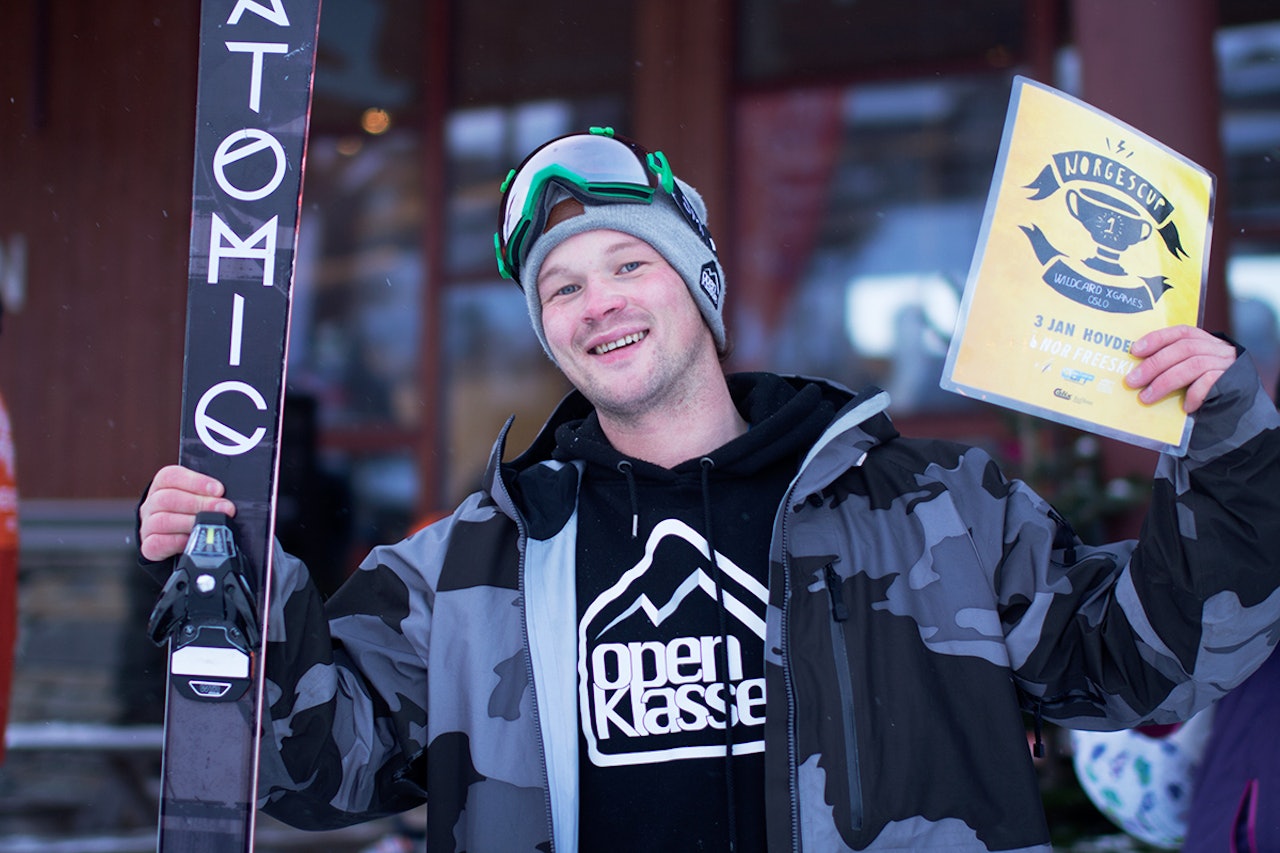 VINNER: Det ble Klaus Finne som vant wildcardet til X Games i Oslo. Foto: Anders Holtet VINNER: Det ble Klaus Finne som vant wildcardet til X Games i Oslo. Foto: Anders Holtet