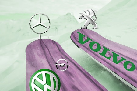 KJÆRT NAVN: Flere ski har navn fra bilmodeller. Vi tok konseptet et knepp videre. KJÆRT NAVN: Flere ski har navn fra bilmodeller. Vi tok konseptet et knepp videre.