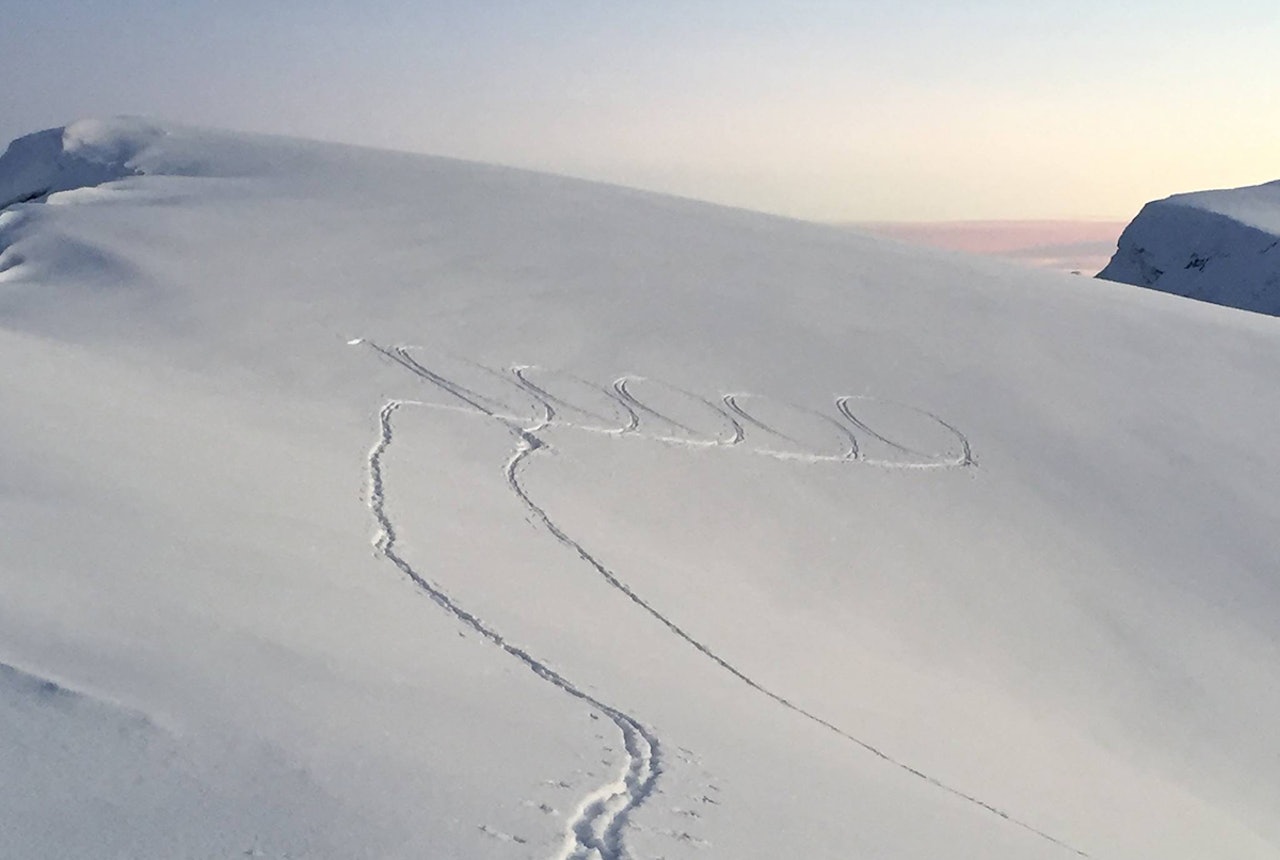TOPPTUR: Her har Tor André Skjelbakken markert 100.000 høydemeter. Foto: Privat TOPPTUR: Her har Tor André Skjelbakken markert 100.000 høydemeter. Foto: Privat
