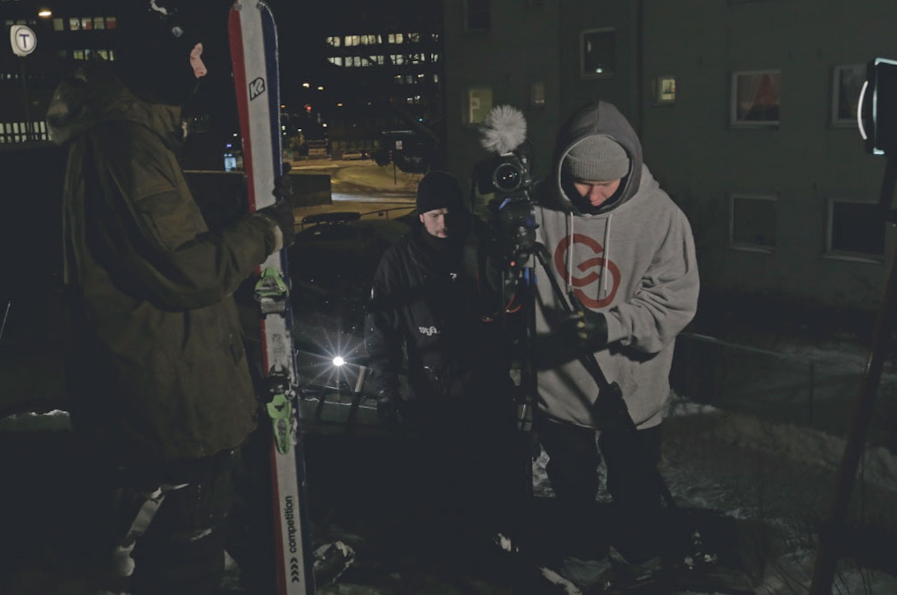 TRØBBELFILM: Flere ganger hang høstens film fra Wordup Projects i en syltynn tråd på grunn av snømangel og alskens motgang. Men det ordna seg til slutt, og i kveld kommer traileren! Foto: Marcus Schultz TRØBBELFILM: Flere ganger hang høstens film fra Wordup Projects i en syltynn tråd på grunn av snømangel og alskens motgang. Men det ordna seg til slutt, og i kveld kommer traileren! Foto: Marcus Schultz