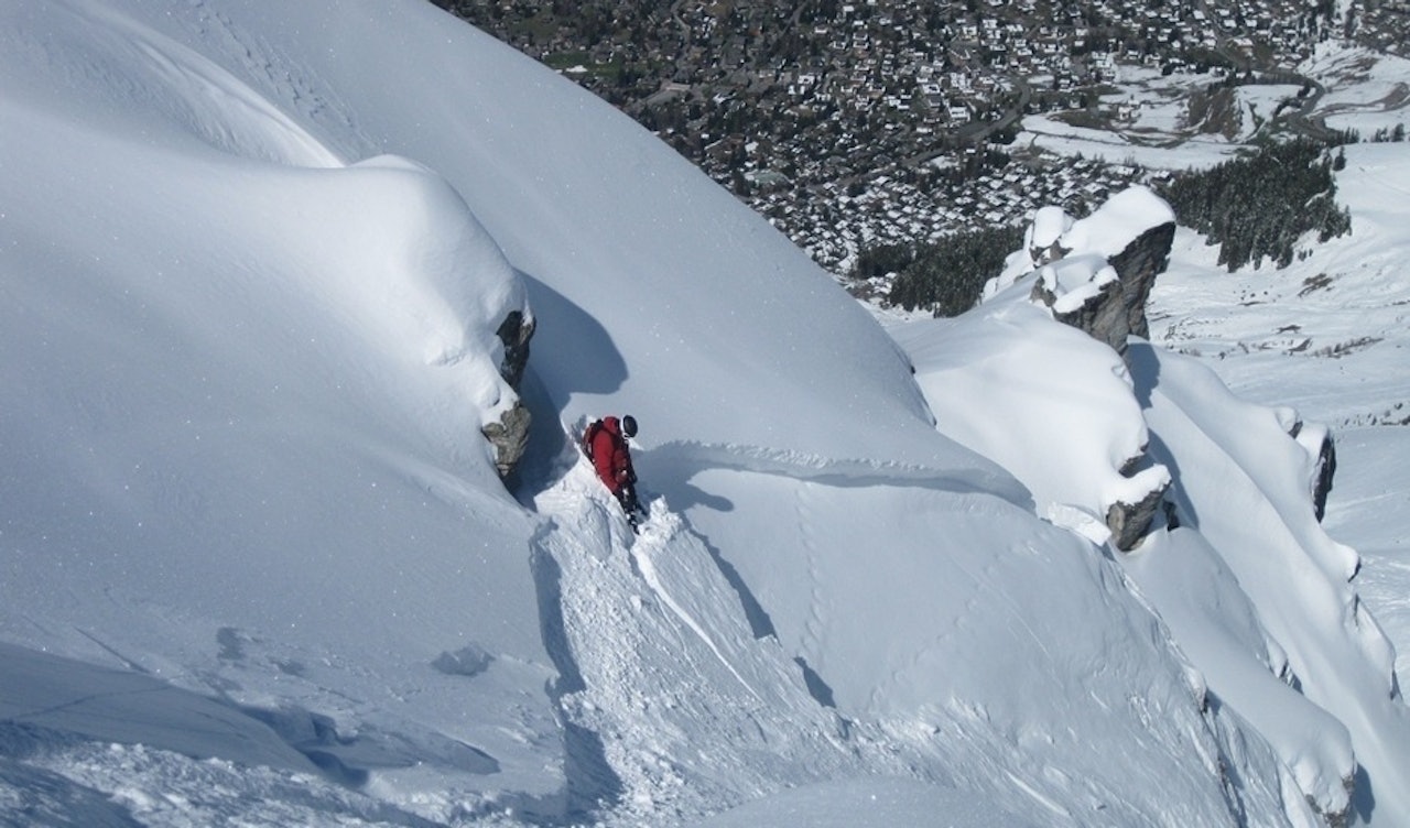 ALPEBRATT: Verbier (bildet) er en populær destinasjon for svenske frikjørere. I fjor omkom en svensk frikjører i et snøskredulykke i det sveitsiske skisenteret. 