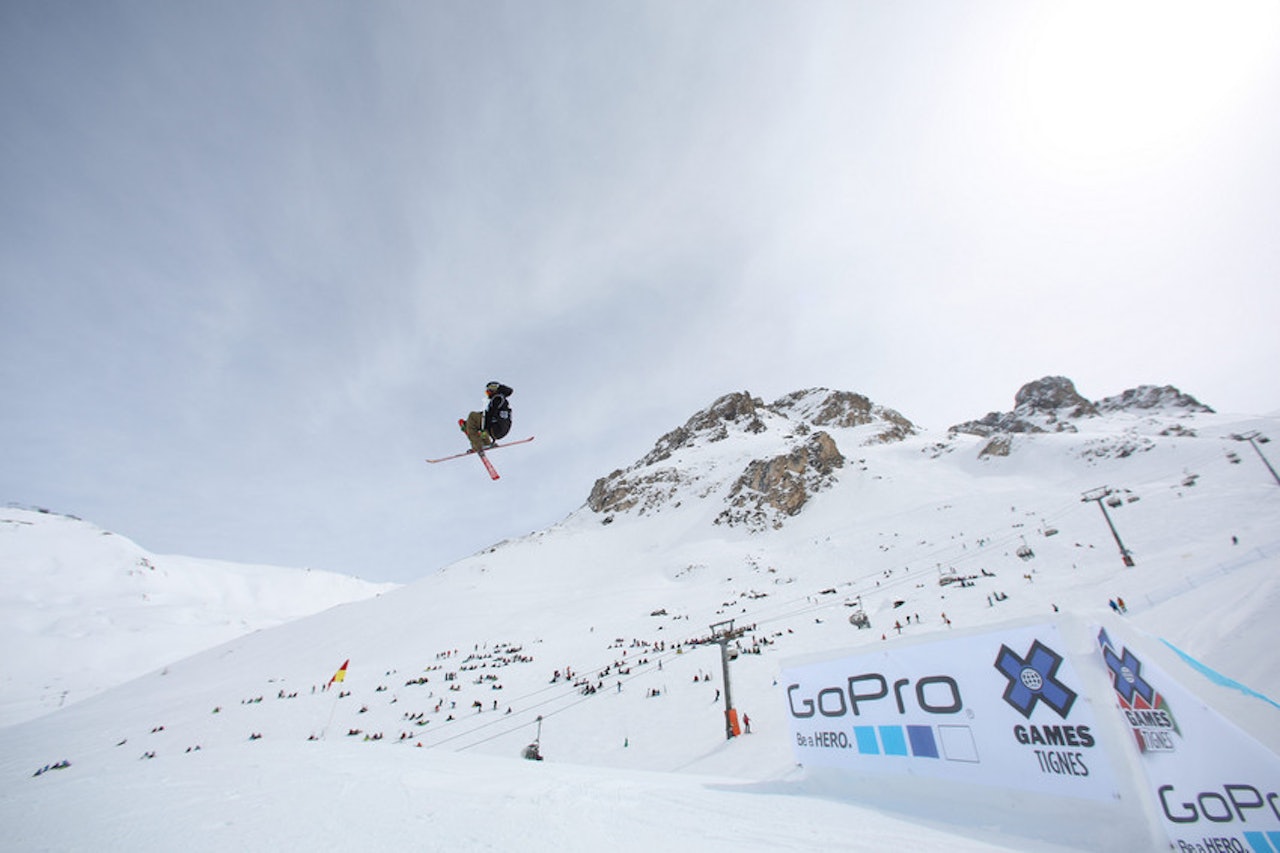 EUROSTYLE: Mcrae Williams vant guttas slopestylekonkurranse under Winter X Games i franske Tignes i fjor. Nå er alle X Games utenfor USA avvikla. Foto: Barbara Blake