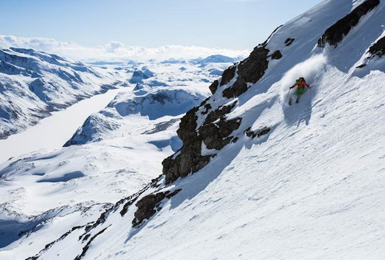 PÅ TUR: Dette kan bli deg hvis du vinner konkurransen! Bildet er fra fjorårets tur langs Norges svar på legendariske Haute Route i Alpene. Foto: Christian Nerdrum