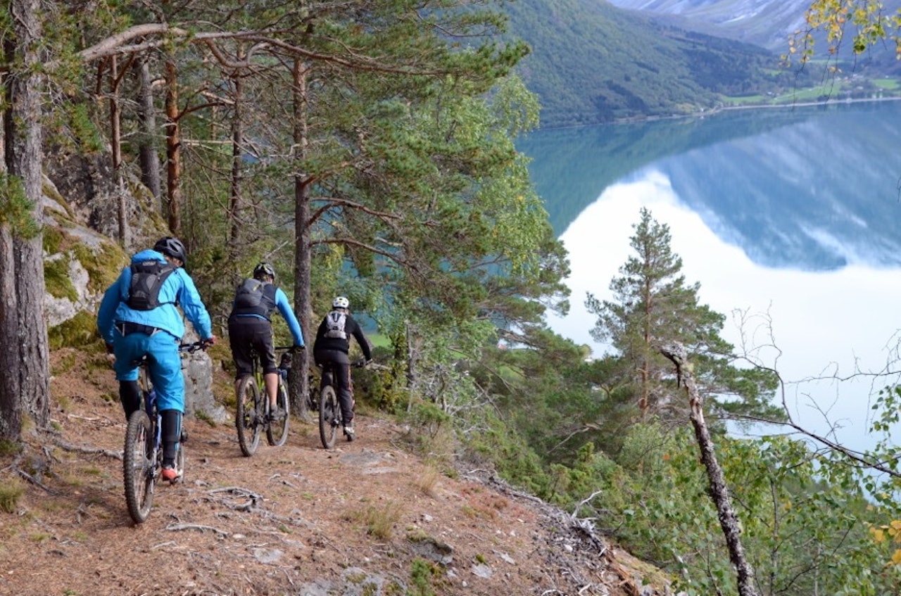 FINE FORHOLD: Stisyklinga på Stryn er ingenting å kimse av! Foto: Tommy Aslaksen FINE FORHOLD: Stisyklinga på Stryn er ingenting å kimse av! Foto: Tommy Aslaksen