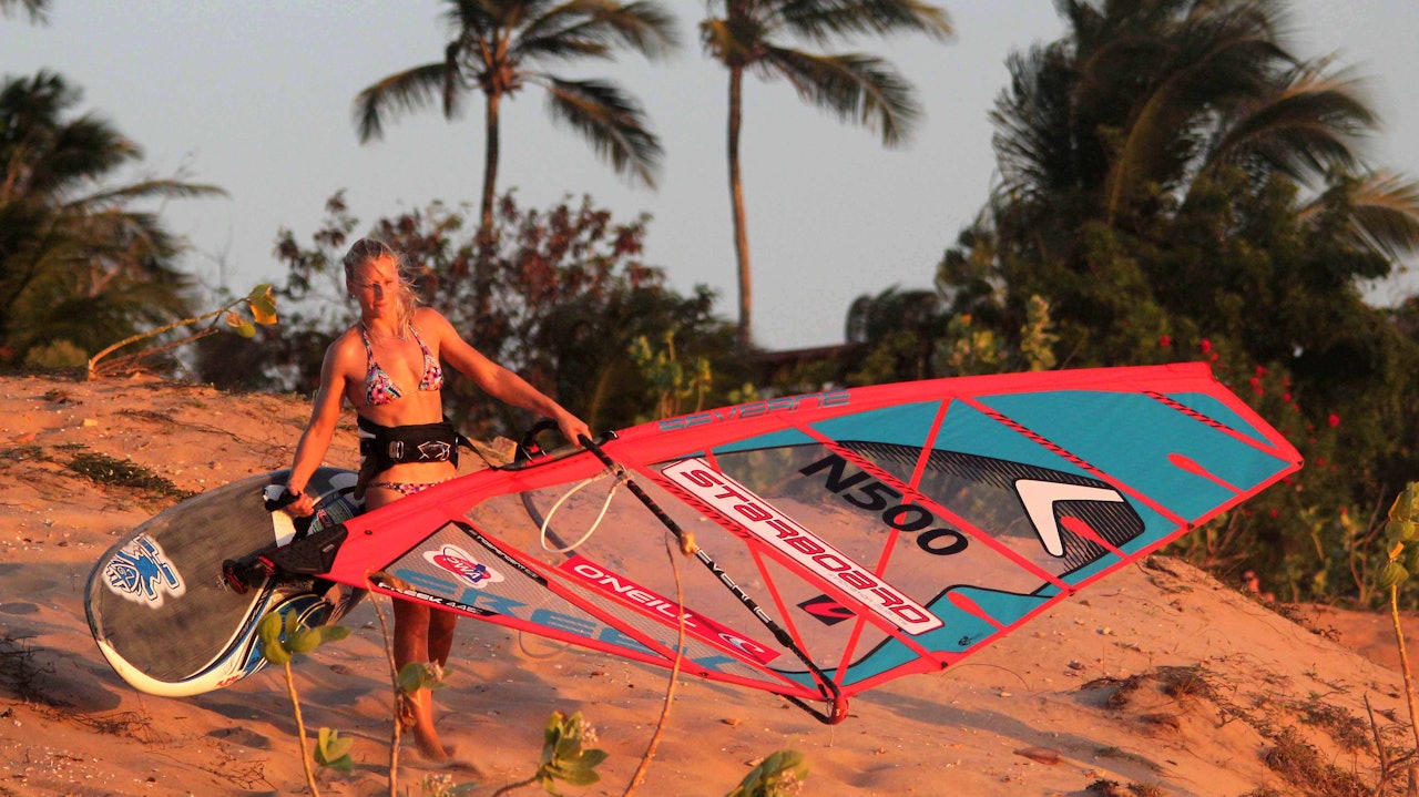 FØRSTE SEIER: Tre timers søvn var alt Oda trengte for å sikre karrierebeste i Jericocoara. FØRSTE SEIER: Tre timers søvn var alt Oda trengte for å sikre karrierebeste i Jericocoara.
