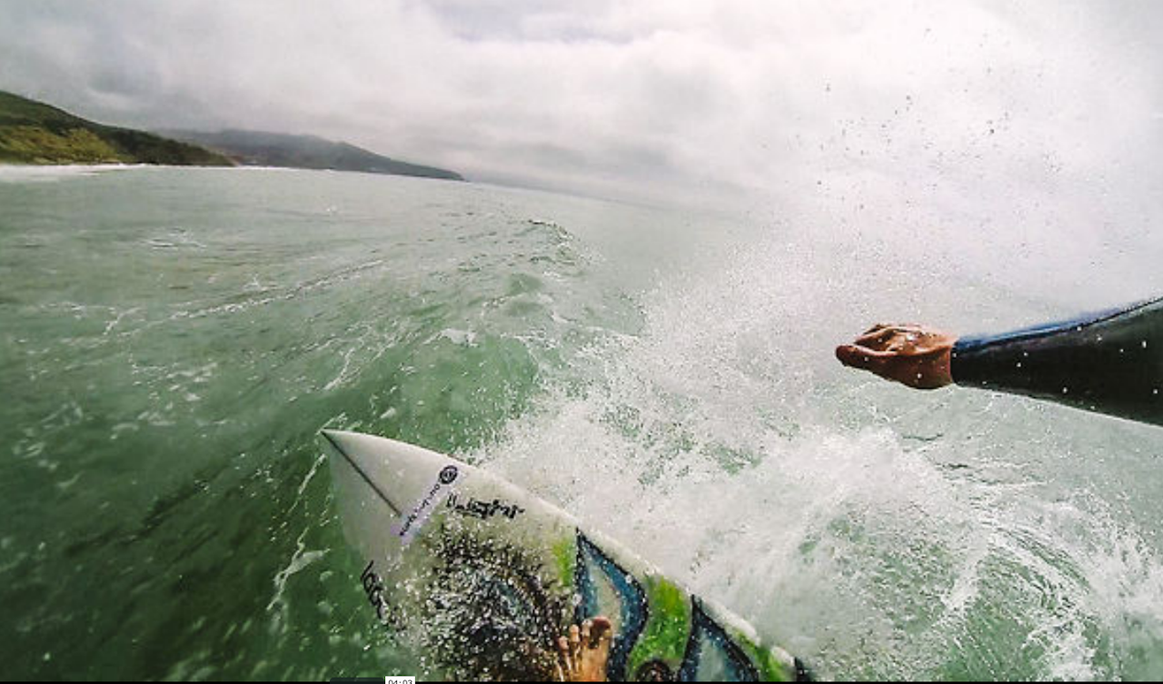 POV: Med GoPro på kassa ble det et litt annet syn på de marokkanske bølgene i Taghazout-området. POV: Med GoPro på kassa ble det et litt annet syn på de marokkanske bølgene i Taghazout-området.