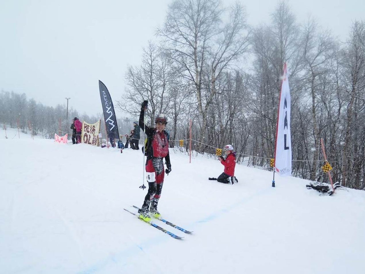 IMPONERTE: Lars Erik Skjervheim først i mål. IMPONERTE: Lars Erik Skjervheim først i mål.