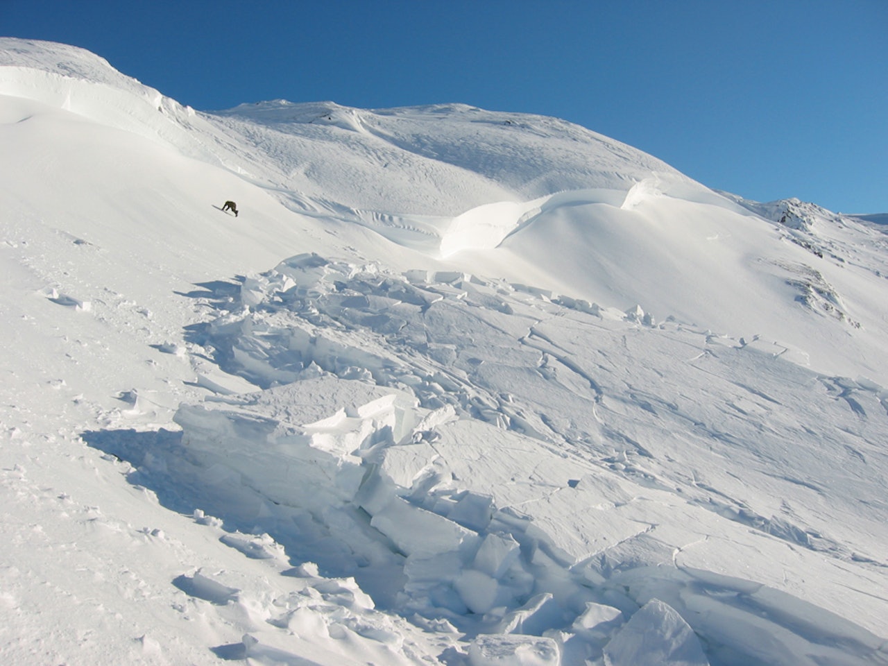 SKREDFARE: To mennesker har omkommet på kort tid i snøskredulykker i Troms, og skredfaren er på ingen måte over. Foto: NGI