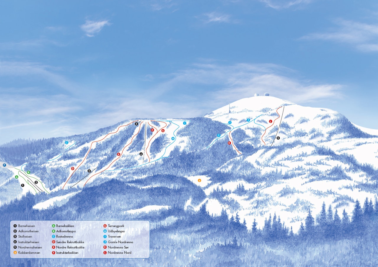 GRÅKALLEN VINTERPARK: Slik skal trøndernes nye vinterpark se ut hvis alt går som det skal. Heisbasert sykling er inkludert i planene. GRÅKALLEN VINTERPARK: Slik skal trøndernes nye vinterpark se ut hvis alt går som det skal. Heisbasert sykling er inkludert i planene.
