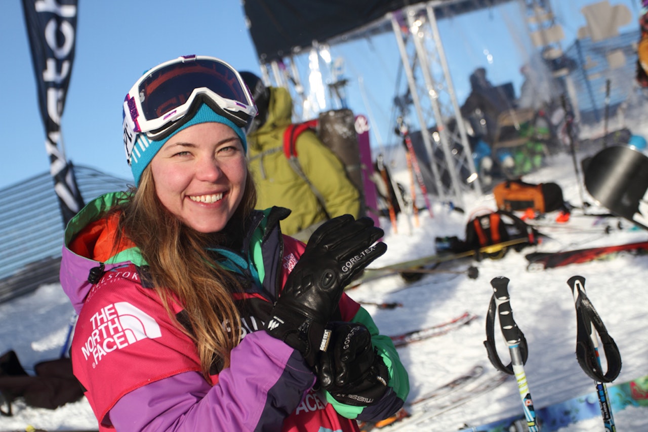 LIGGER GODT AN: Pia Nic Gundersen har gode muligheter til å vinne hele Freeride World Tour. I morgen skal det hele avgjøres i Verbier. Foto: Tore Meirik LIGGER GODT AN: Pia Nic Gundersen har gode muligheter til å vinne hele Freeride World Tour. I morgen skal det hele avgjøres i Verbier. Foto: Tore Meirik