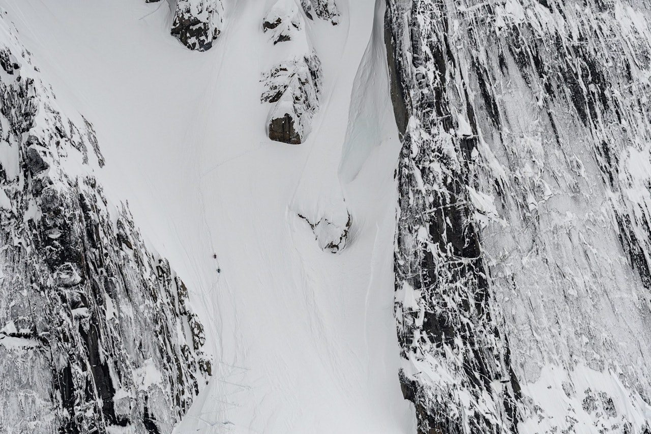 SKUMMELT: Black Friar-renna er både lang, stor, bratt, isete og farlig. Foto: Fredrik Marmsater SKUMMELT: Black Friar-renna er både lang, stor, bratt, isete og farlig. Foto: Fredrik Marmsater