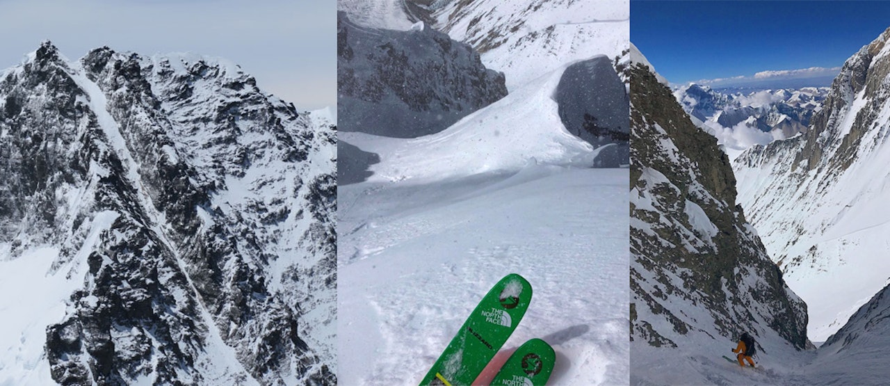 HISTORISK: 30. september kjørte to amerikanere ned renna på verdens fjerde høyeste fjell for første gang. Muligens verdens råeste skilinje. HISTORISK: 30. september kjørte to amerikanere ned renna på verdens fjerde høyeste fjell for første gang. Muligens verdens råeste skilinje.