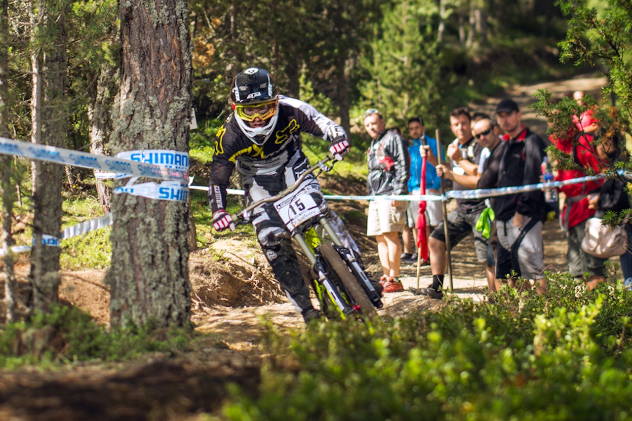 VINNER: Rémi Thirion fra Frankrike var raskest av alle i Vallnord i Andorra søndag. Foto: Eirik Evjen VINNER: Rémi Thirion fra Frankrike var raskest av alle i Vallnord i Andorra søndag. Foto: Eirik Evjen