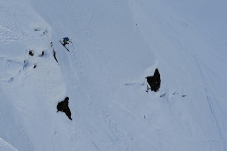 LEDER SAMMENLAGT: Henrik Gangsø fra Vågå vant i Sauda, og leder dermed Norway Freeride Cup sammenlagt. Foto: Per-Inge Fjellheim LEDER SAMMENLAGT: Henrik Gangsø fra Vågå vant i Sauda, og leder dermed Norway Freeride Cup sammenlagt. Foto: Per-Inge Fjellheim