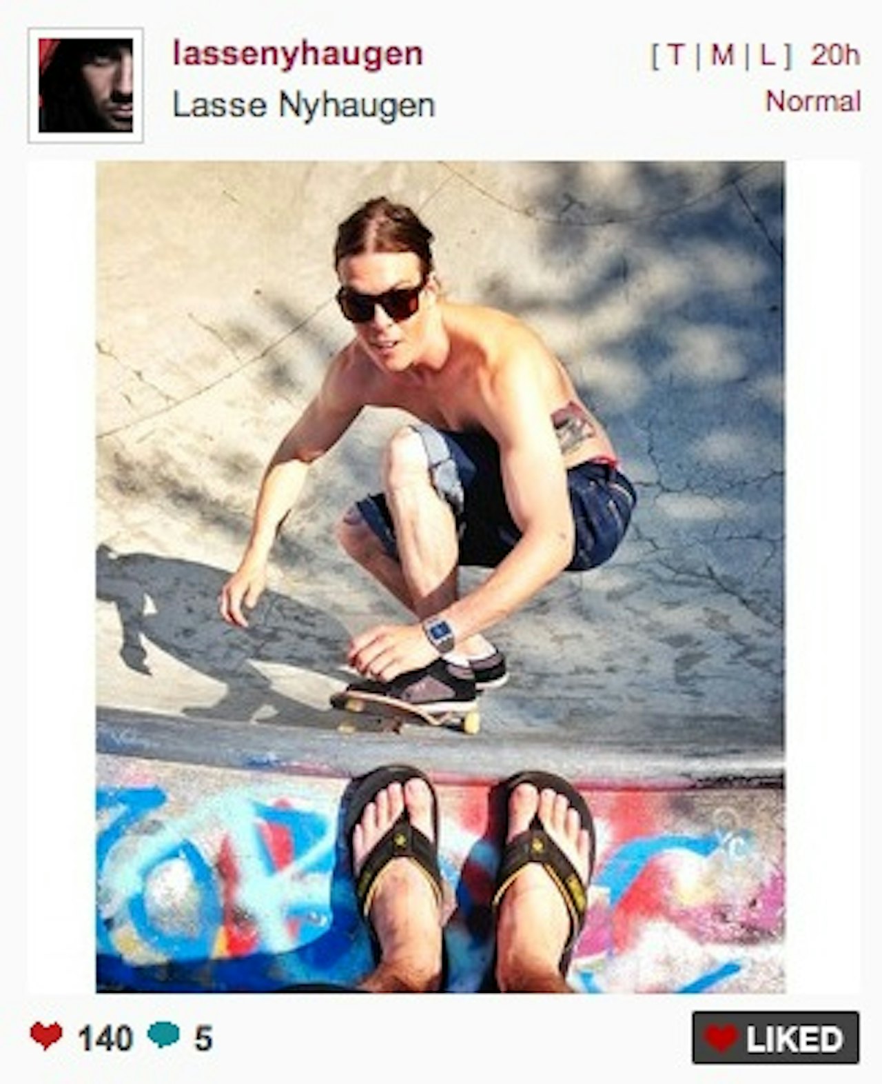 SOMMEREN PÅ INSTAGRAM: Kim Boberg (bilde) frekventerer flittig på Lasse Nyhaugens Instagram i sommer. 